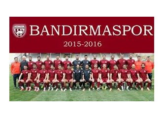 Bandırma yazıları: Bandırmaspor Futbol Takımı şampiyon