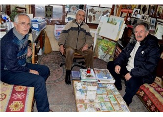 Ressam Kemal Çelik Artvin'in okur-çizer gururu