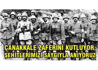 Çanakkale şehitlerine dua