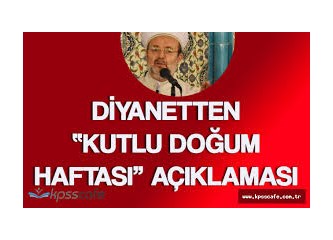 Kutlu Doğum Haftası yerine "Siret Haftası" uygun olacaktır.