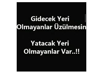 Yatacak Yeri Olmayanlar....