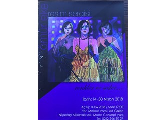 Ömür Eke "Renkler ve Sesler" ile Maksut Varol Sanat Galerisi'nde...