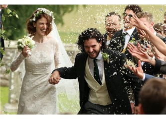 Kit Harington ve Rose Leslie Evlendi