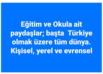 Okul ve Eğitimde Paydaşlar