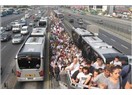 Toplu taşımada metrobüs rezaleti