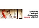 Üşenmediler, bildiri yayınladılar da...