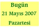 21 Mayıs Pazartesi