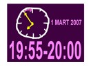 1 Mart 2007 Saat 19:55-20:00