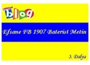 Dalya 3 - Blog 301