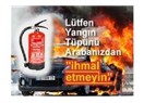 Yangın tüpü ve çok feci bir kaza