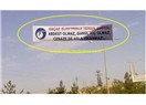 TEDAŞ'ın pankartı