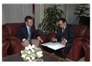Bayındırlık Bakanı Demir, Mersin Valisi Aksoy'u ziyaret etti.