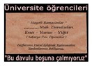 Üniversiteli davulcular, "Biz bu davulu boşuna çalmıyoruz"