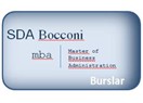 SDA Bocconi MBA Burslarına başvuru için hala şansınız var