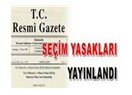 Bugün yasak!