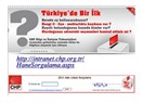 CHP’den Seçmene  Hizmet: 2011 Askı Listesi