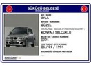 Sürücü belgesi