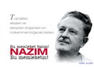 Zafer Bayramı ve Nazım Hikmet'in Kuvayi Milliye Destanı...