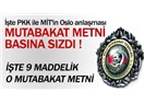 İşte Oslo Mutabakat metni!