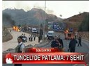 Terör bu sefer Tunceli Kent merkezinde askeri vurdu. 7 şehit, çok sayıda yaralı var...