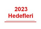 Türkiye'nin 100. yılında 2023 hedefleri