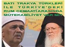Batı Trakta Türkleri ile Türkiye'deki Rum Cemaati arasında mukayeseler