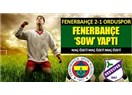 Fenerbahçe Kale direkleri ve rakibini dövdü! Fenerbahçe 2 Orduspor 1
