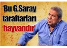 Galatasaraylı taraftarlara "Hayvan" diyen yorumcuya tepki yağıyor...