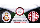 Bir futbol ayininin parçası olmak… Galatasaray 2 – 0 MP Antalyaspor ( 10/02/2013 )