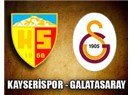 Kayserispor:1 - Galatasaray:3. Galatasaray rahatladı