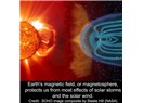 Dünya'mızda Güneşin ışınlarından koruyan manyetik alanı sayesinde hayat var