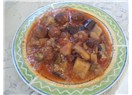 Köfteli patlıcan ( 8 dakikada düdüklü tencerede)