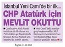 CHP, Atatürk için mevlit okuttu !