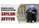 Dilencilerin çok olduğu bir cadde