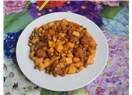 Bezelyeli, patatesli top köfte