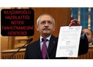 Kılıçdaroğlu'ndan emeklilere, noter tasdikli "dini bayram ikramiyesi"