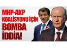 Tek başına iktidar olmazsa, içinde Devlet Bahçeli'nin olmadığı bir AK-MHP hükumeti  bekliyorum!