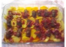 Fırında köfte, patates