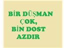 Bir düşman çok, bin dost azdır.