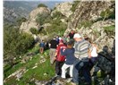 Doğa yürüyüşçüleri parkuru - trekking- için Korsika-Roccapina- ile yarışan Karia yolu...