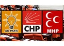 CHP, MHP ve AKP  birbirlerinden  ne kadar  farklıdırlar?