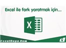 Excel'i keşfetmek