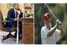 Obama'da "Beyzbol Sopası Trump'da "Golf Sopası". Herkesin Elindeki...