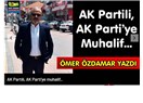 AK Partili, AK Parti’ye Muhalif..