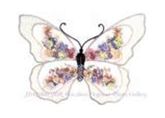 Kelebekler beyaz giyer