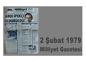 2 Şubat 1979: Milliyet 1. sayfada iki haber