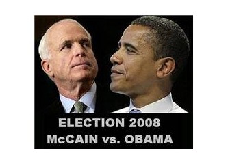 Demokrat Obama, Cumhuriyetçi McCaın'e karşı. Seçimi Obama' mı alacak, McCain’ mi?
