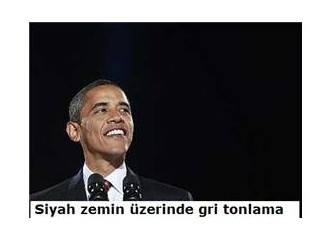 Siyah zeminde gri tonlama…