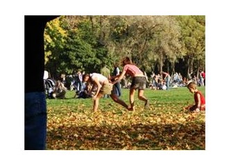 Fotoğrafların dilinden - Yapraklarla dans