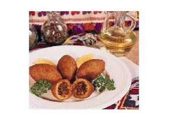 Mardin yemekleri :İçli Kızartılmış Köfte